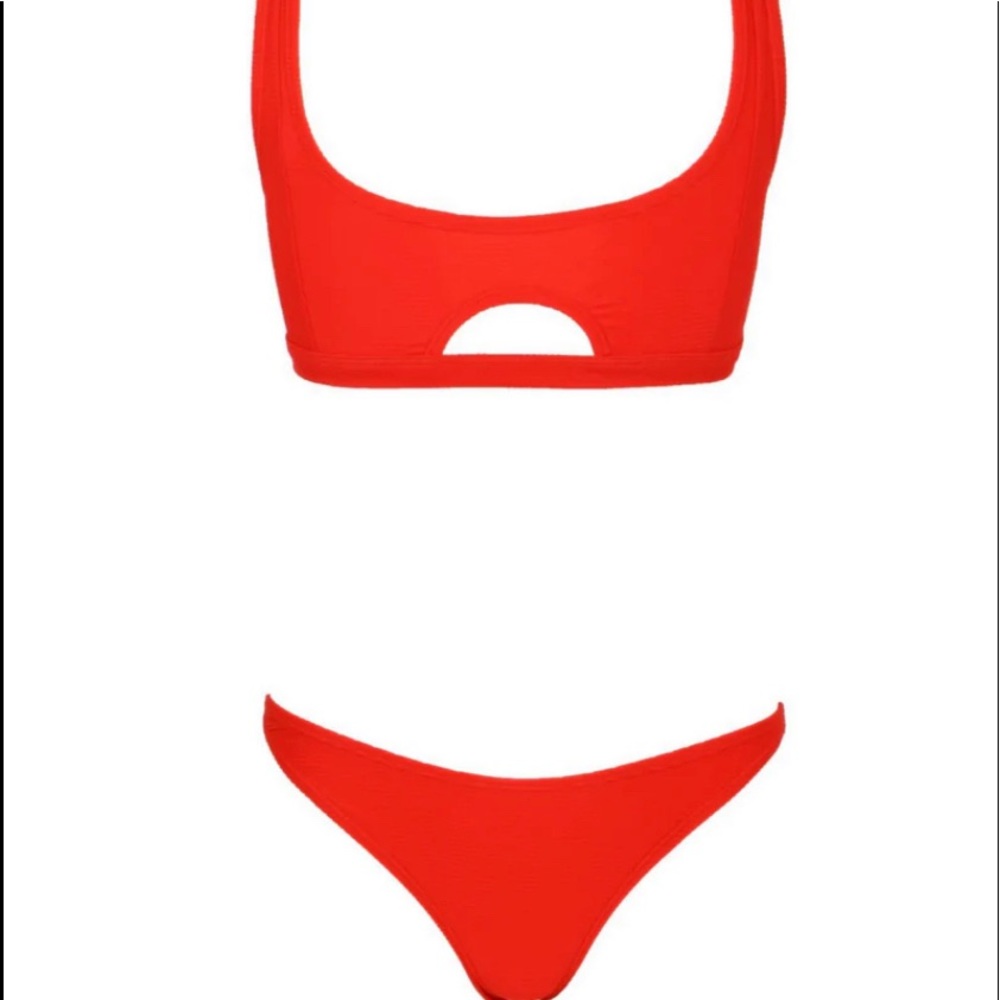 Arlo Swim Stassi 2-Way Set Scarlet Red